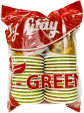 LY GIẤY MÀU 8OZ (LỐC 30)