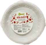 ĐĨA GIẤY TRẮNG 19CM (XẤP 20 CÁI)