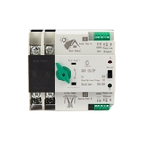 Bộ chuyển mạch tự động (ATS) điện xoay chiều 2 pha, công suất kép 63A 100A 125A 230V, bộ điều khiển thiết bị, công tắc chuyển mạch máy phát điện.