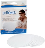 Miếng lót thấm sữa dùng nhiều lần (4 miếng) Dr Brown's