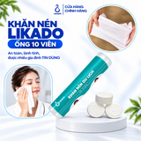 Khăn nén du lịch likado dạng ống 10 viên