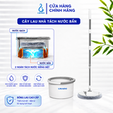 Cây lau nhà thông minh tách nước bẩn Likado LKD 817 Thùng tròn