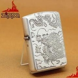 Zippo rồng bạc Armor