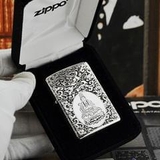 Zippo bạc khối bồ tát