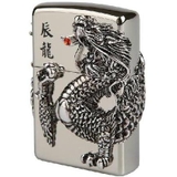 Zippo dragon rồng bạc nổi quấn quanh