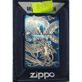 Zippo saphire Rồng QQ