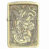 Zippo Armor kỳ lân đồng