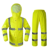 Bộ quần áo mưa phản quang CSGT