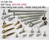 Vít bắn tôn mạ kẽm 2cm, 3cm, 4cm, 5cm, 6cm, 7cm, 12cm giá rẻ tại hà đông hà nội