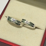 Nhẫn bạc đôi