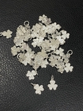Charm cỏ 3 lá đính đá treo T014