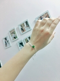 Lắc tay ngọc bích Bạc