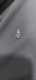Charm hoa 6 cánh dày treo A356