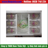 Bộ bình ly thủy tinh Vuông 06