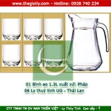 Bộ bình ly thủy tinh 359 Pháp