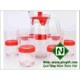 Bộ bình thủy tinh UG - 335 Vòng Đỏ