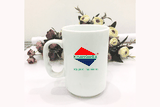 Ly sứ trắng quai bia in logo Khánh Hội giá rẻ LS-016