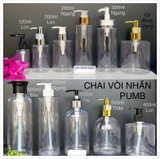 Chai nhựa LỚN: 100ml 200ml 300ml 400ml 500ml 1lít
