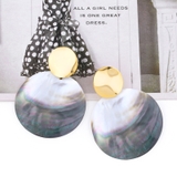 Bông khuyên tai nữ - Thiết kế cổ điển - VINTAGE PEARL SHELL (6-10ly) - CTJ1310