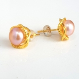 Bông hoa khuyên tai nữ Kiểu nụ Hình thiên hà - GALAXY PEARL(9ly) - CTJ0407