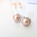 Bộ trang sức Ngọc trai Cao cấp 3M - Vầng trăng khuyết - SEMI PEARL (8-10ly) - CTJ0206
