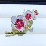 Cài áo ngọc trai Cành hoa đào Peach Blossom PEARL(6-8ly) - CTJ5137