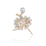Cài áo ngọc trai Thiếu nữ Múa ba lê BALLET PEARL(9-10ly) - CTJ5114