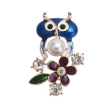 Cài áo ngọc trai Chim cú mèo OWL PEARL(8-9ly) - CTJ5122