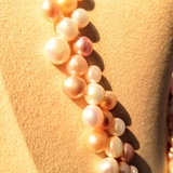 Vòng cổ Ngọc trai Cao cấp - ChuỗI đơn kết hoa - HOA PEARL (6-8ly) - CTJ2904