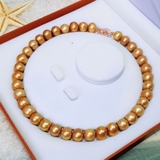 Vòng cổ Ngọc trai nước ngọt thiên nhiên Cao cấp - Chuỗi đơn sang trọng - LENA PEARL (12-13ly) - CTJ0312