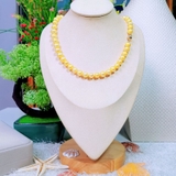 Vòng cổ Ngọc trai nước ngọt Thiên nhiên Cao cấp - ChuỗI đơn tròn - Quý cô đài các - MISA PEARL (9-10ly) - CTJ0412