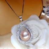 Mặt dây chuyền Ngọc trai nước ngọt Thiên nhiên Cao cấp - Mắt ngọc - PEARL EYES (9-10ly) - CTJ2810
