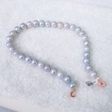Vòng cổ Ngọc trai nước ngọt Thiên nhiên Cao cấp - ChuỗI đơn sang trọng - SMOG PEARL (12-13y) - CTJ3211