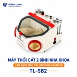 Máy Thổi Cát 2 Bình Nha Khoa TL-SB2 – Làm Sạch Mắc Cài, Zirconia & Mão Sứ