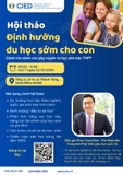 Hội thảo Định hướng du học sớm cho con