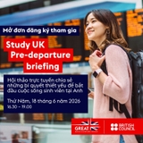 Hội thảo trực tuyến Study UK East Asia Pre-Departure Briefing 2026