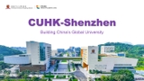 Thông báo về chương trình Trại hè Đại học CUHK-Thâm Quyến 2026