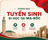 Thông báo tuyển sinh đi học tại Ma-rốc năm 2026