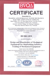 CÔNG TY CỔ PHẦN CƠ ĐIỆN THỦY LỰC   CHỨNG NHẬN ISO 9001-2015