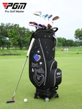 Túi Gậy Golf 4 Bánh Xe Nắp Cứng Cao Cấp - PGM 4 Wheels Retractable Golf Bag - QB135