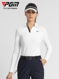 Áo Golf Dài Tay Nữ Cổ Chữ V - PGM Women Golf Shirt - YF529