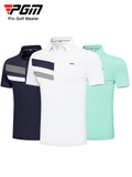 Áo Golf Nam Ngắn Tay - PGM Men Golf Shirt - YF575