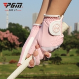 Găng Tay Golf Nữ Da Cừu Hở Ngón - PGM Sheepskin Women's Golf Gloves - ST031