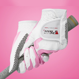 Găng Tay Golf Nữ Vải Sợi Co Dãn Cao Cấp - PGM MS. Golf Gloves - ST018