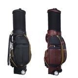 Túi Gậy Golf Fullset Da Cao Cấp Nắp Cứng - PGM Leather Golf Bag - QB043