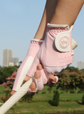 Găng Tay Golf Nữ Da Cừu Hở Ngón - PGM Sheepskin Women's Golf Gloves - ST031