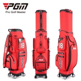 Túi Gậy Golf 4 Bánh Xe Nắp Cứng Cao Cấp - PGM 4 Universal Wheels Retractable Golf Bag - QB097