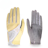 Găng Tay Golf Nữ Vải Sợi Co Dãn Chống Trượt - PGM Women's Cotton Golf Gloves - ST020