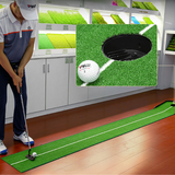 Thảm Tập Putting Golf Điều Chỉnh Độ Dốc Trả Bóng Tự Động - PGM Golf Putting Mat With Electric Auto Golf Ball Bounce Back Device - TL026