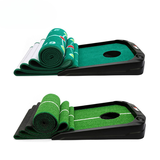 Thảm Tập Putting Golf Điều Chỉnh Độ Dốc Trả Bóng Tự Động - PGM Golf Putting Mat With Electric Auto Golf Ball Bounce Back Device - TL026